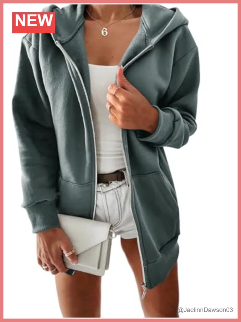 Womens Zip Up Hoodie Long Sleeve Plush Oversized Sweatshirt